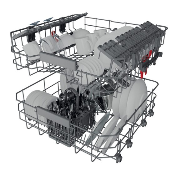 Whirlpool Integrated Dishwasher | 14 Place | WIC 3C26 N UK