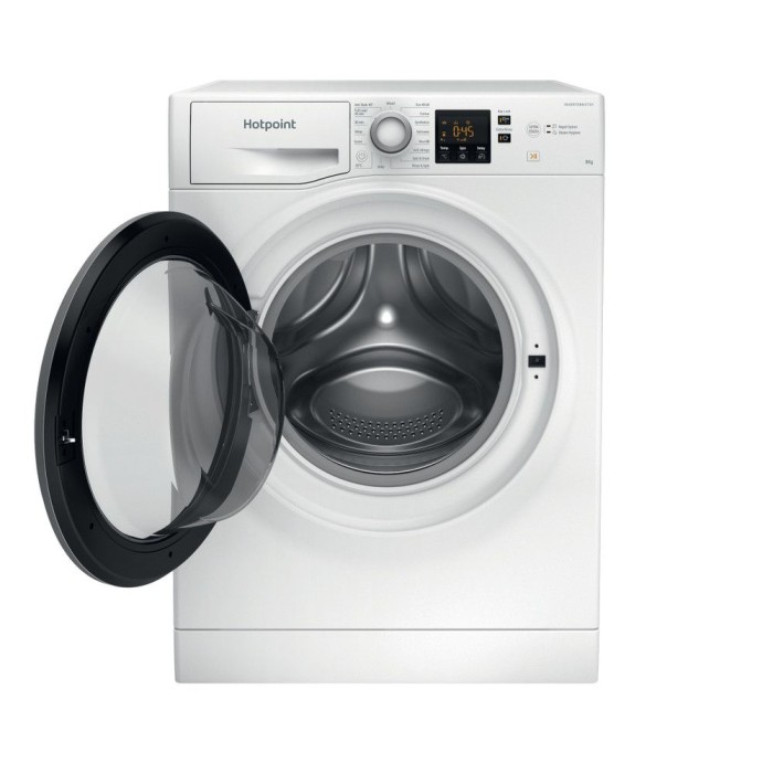 Hotpoint 8KG Anti-Stain Washing Machine White | 1400 Spin | NSWE 846 WS UK