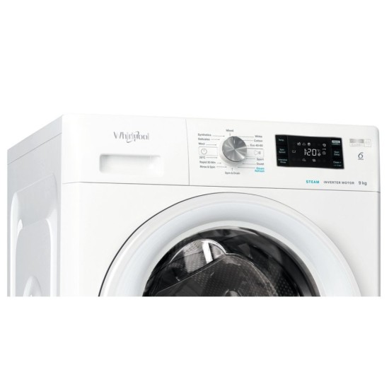 Whirlpool 9KG FreshCare+ Washing Machine White | 1400 Spin | FFB 9469 WV UK