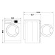 Whirlpool 9KG FreshCare+ Washing Machine White | 1400 Spin | FFB 9469 WV UK