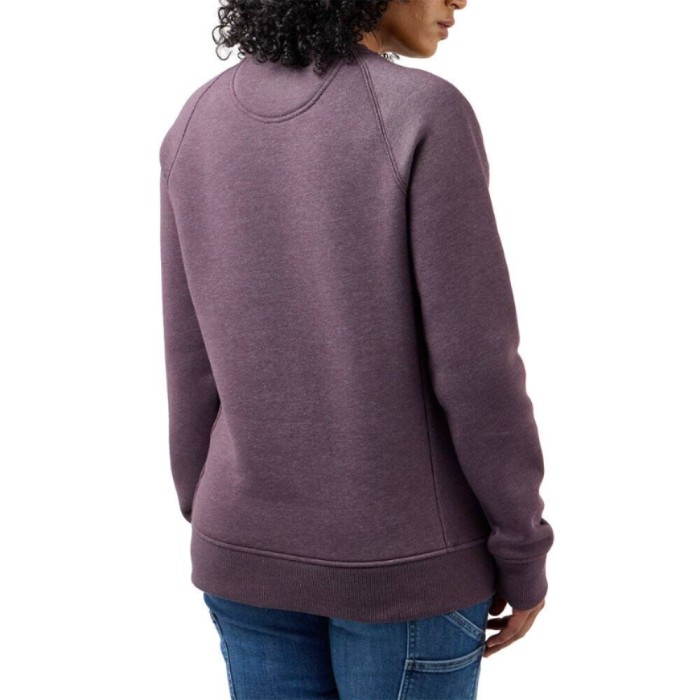 Carhartt Women’s Midweight Crewneck Sweatshirt | Blackberry Heather | Size Options