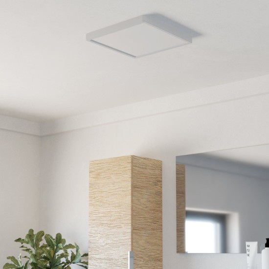 EGLO Fueva 6 LED Surface-Mounted Light | Square | White