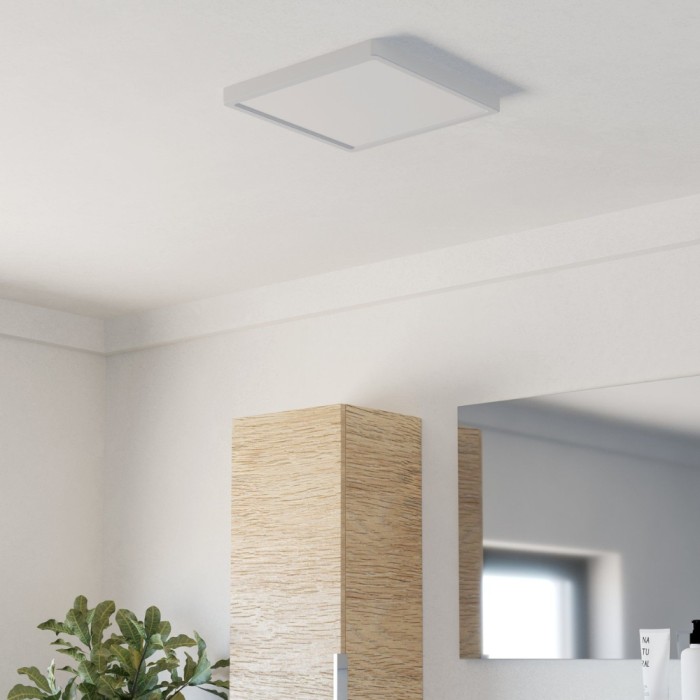 EGLO Fueva 6 LED Surface-Mounted Light | Square | White