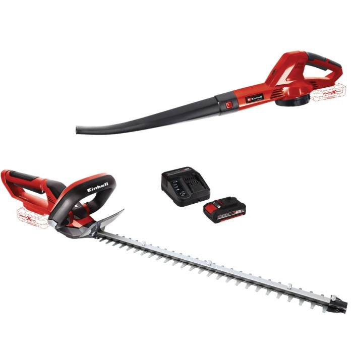 Einhell PXC Cordless Garden Tool Kit | Hedge Trimmer & Leaf Blower | 18V | 2.0Ah Battery