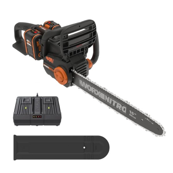Worx 40cm Cordless Brushless Chainsaw | 40V | WG385E