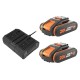 Worx 38cm Cordless Brushless Brush Cutter | 40V | WG084E