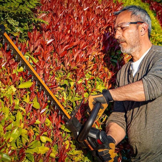Worx 61cm Cordless Brushless Hedge Trimmer | 40V | WG286E
