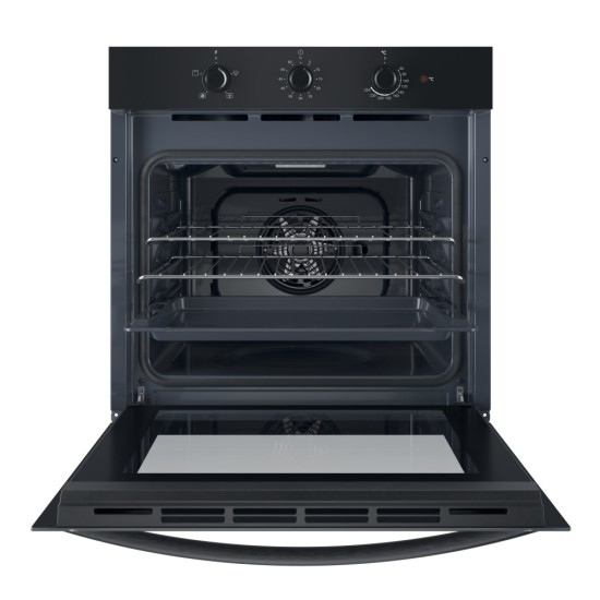 Indesit Built-In Single Electric Oven | 66L | Black | IO233BUK