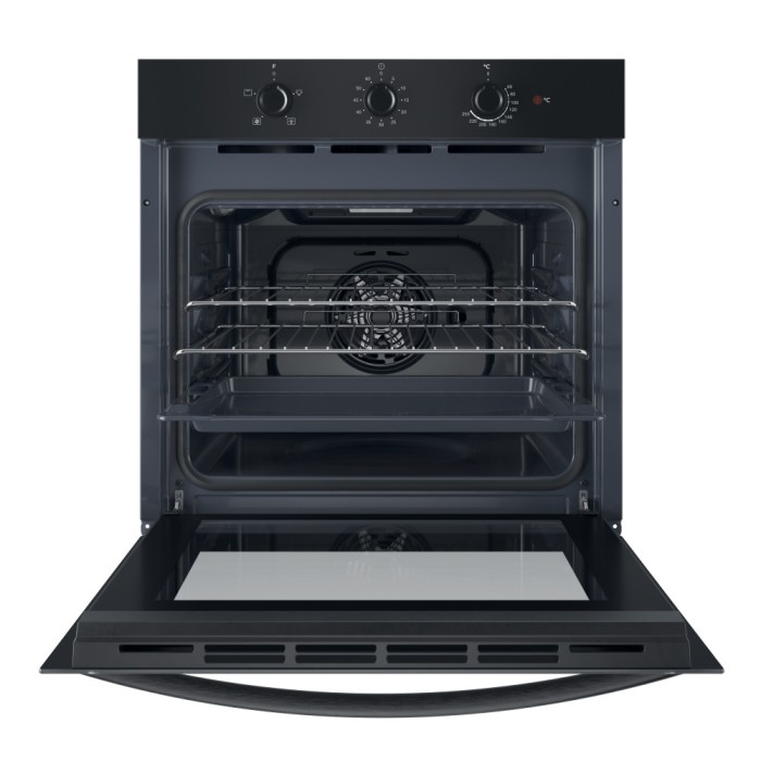 Indesit Built-In Single Electric Oven | 66L | Black | IO233BUK