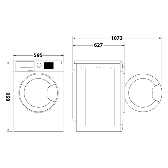 Whirlpool 8KG FreshCare+ Washing Machine | 1400rpm | FFB8469WVUK