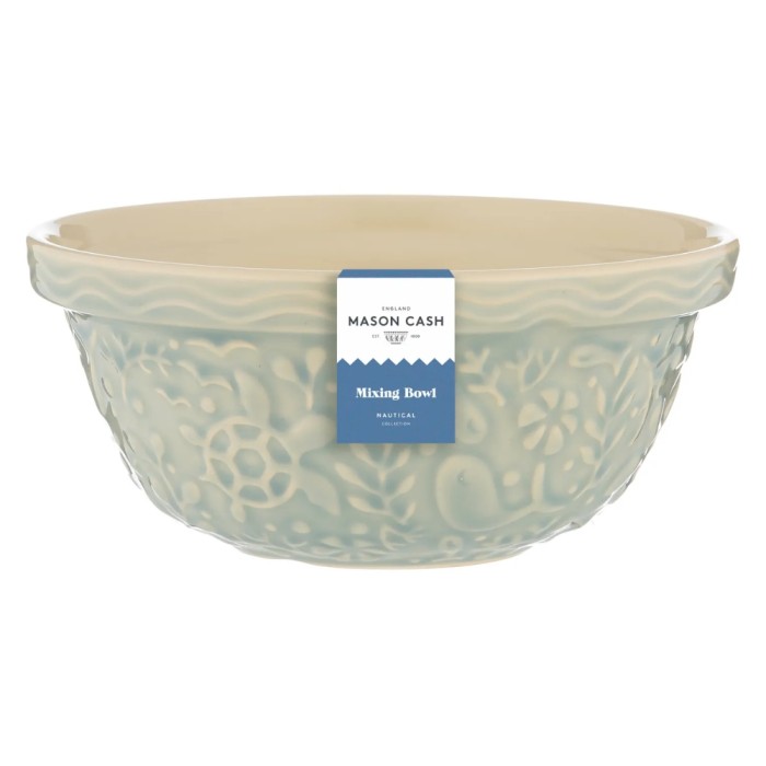 Mason Cash Nautical Blue Turtle Mixing Bowl | 24cm | 2002.154