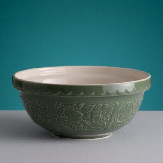 Mason Cash In The Forest Green Owl Mixing Bowl | 26cm | 2002.150