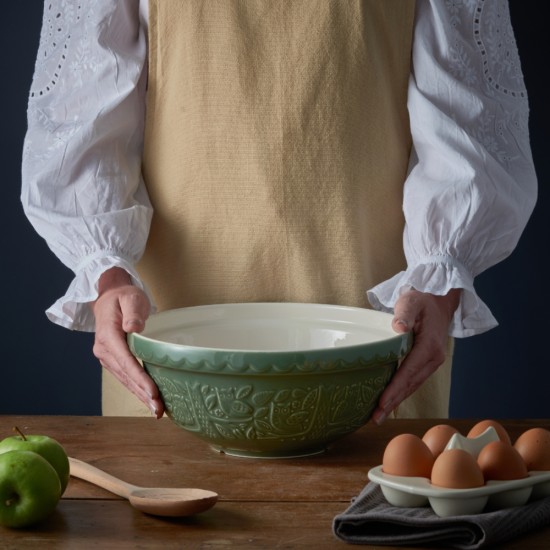 Mason Cash In The Forest Green Owl Mixing Bowl | 26cm | 2002.150