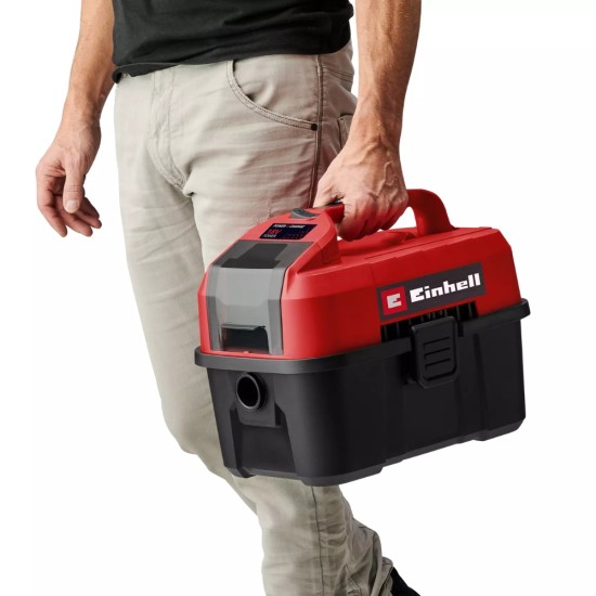 Einhell Cordless Wet & Dry Vacuum Cleaner | 18V | 10L | TE-VC 18/10 Li-Solo | Bare Unit