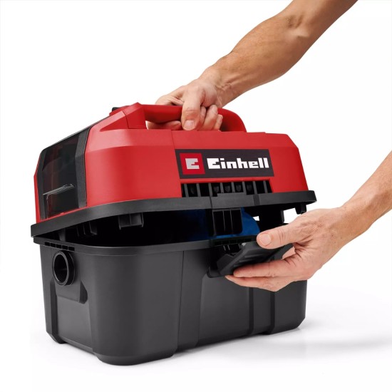 Einhell Cordless Wet & Dry Vacuum Cleaner | 18V | 10L | TE-VC 18/10 Li-Solo | Bare Unit