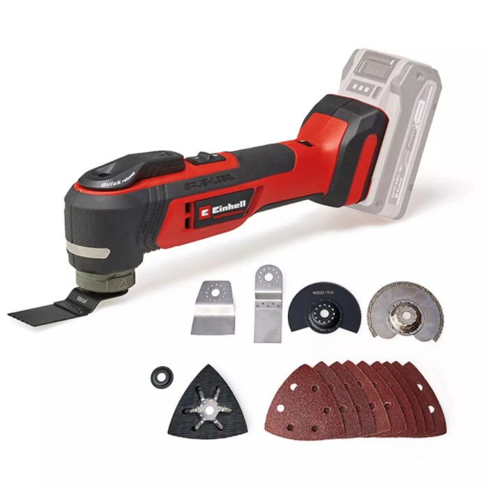 Einhell Professional Cordless Multifunctional Tool | 18V | TP-MG 18 Li BL - Solo | Bare Unit