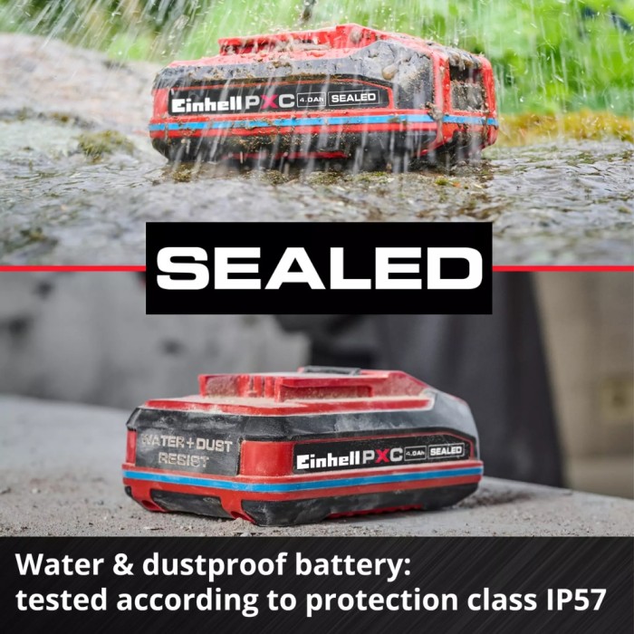 Einhell PXC+ 18V 4.0Ah Waterproof SEALED Battery