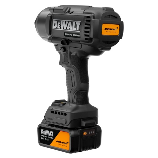 DEWALT x McLaren F1 Team 18V XR Special Edition Impact Wrench | 1 x 5Ah Battery | DCF99MP1T-GB