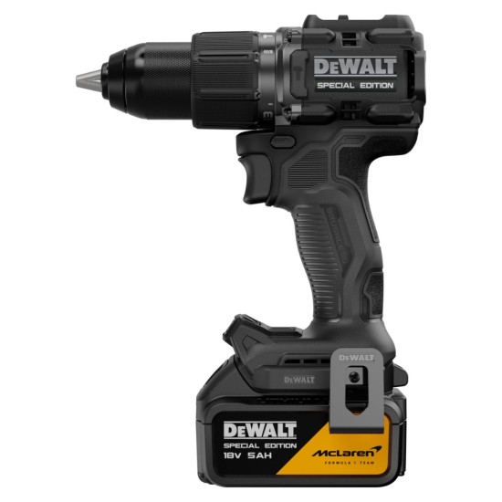 DEWALT x McLaren F1 Team 18V XR Special Edition Hammer Drill Driver | 1 x 5Ah Battery | DCD86MP1T-GB