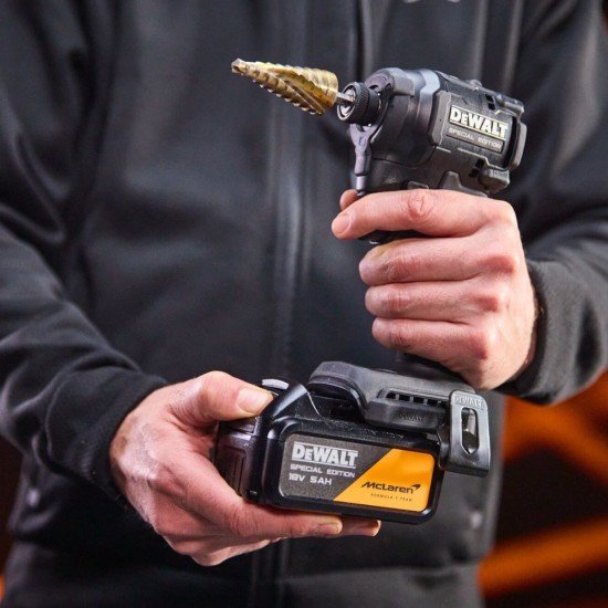 DEWALT x McLaren F1 Team 18V XR Special Edition Impact Driver | 2 x 5Ah Batteries | DCF86MP2T-GB