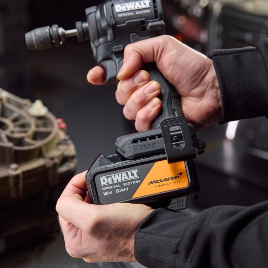 DEWALT x McLaren F1 Team 18V XR Special Edition Impact Driver | 2 x 5Ah Batteries | DCF86MP2T-GB