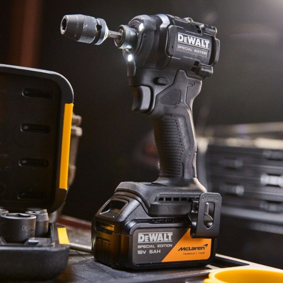 DEWALT x McLaren F1 Team 18V XR Special Edition Impact Driver | 2 x 5Ah Batteries | DCF86MP2T-GB