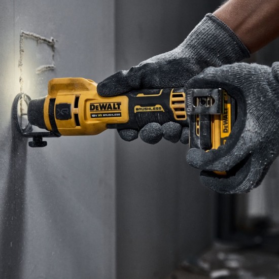 DEWALT 18V XR Brushless Drywall Cut Out Tool | Body Only | DCE555N-XJ