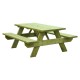 Oblong Wooden Garden Picnic Bench | 6-Seater | 44mm Slats