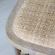 Chic Antique French Bar Stool with Wicker Seat & Backrest | 41080700