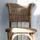 Chic Antique French Dining Chair with Wicker Seat & Back | 41034200
