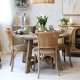 Chic Antique French Dining Chair with Wicker Seat & Back | 41034200