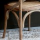 Chic Antique French Dining Chair with Wicker Seat | 41067800