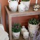 Chic Antique Wooden Table Set of 2 | 40051500