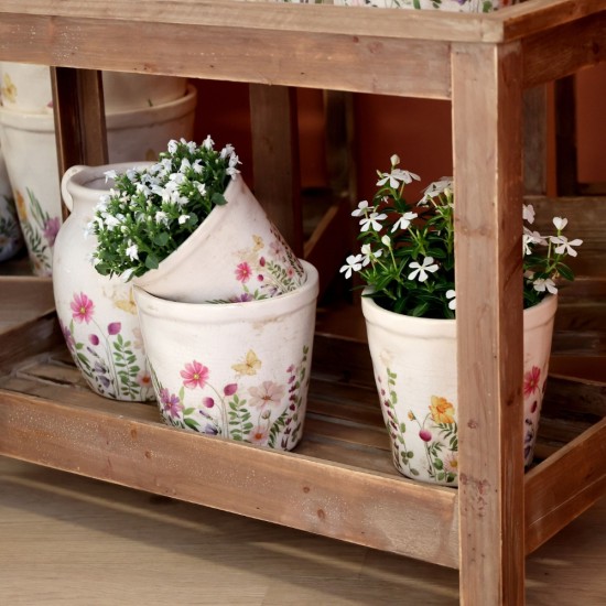 Chic Antique Wooden Table Set of 2 | 40051500