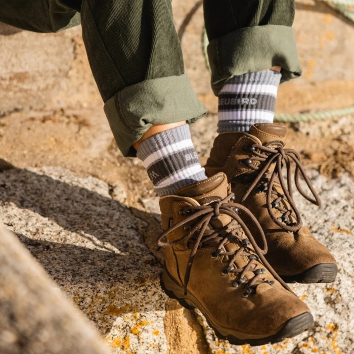 Bleubird Cruiser Socks | Light Blue & Navy