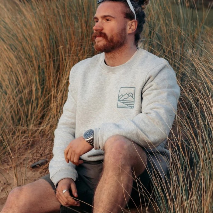 Bleubird Shoreline Crew Sweatshirt | Grey