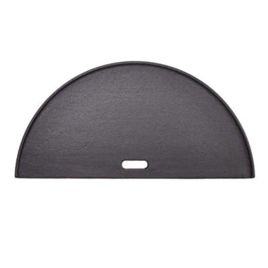 Kamado Joe Half Moon Cast Iron Reversible Griddle for Classic Joe | KJ-HCIGRIDDLE