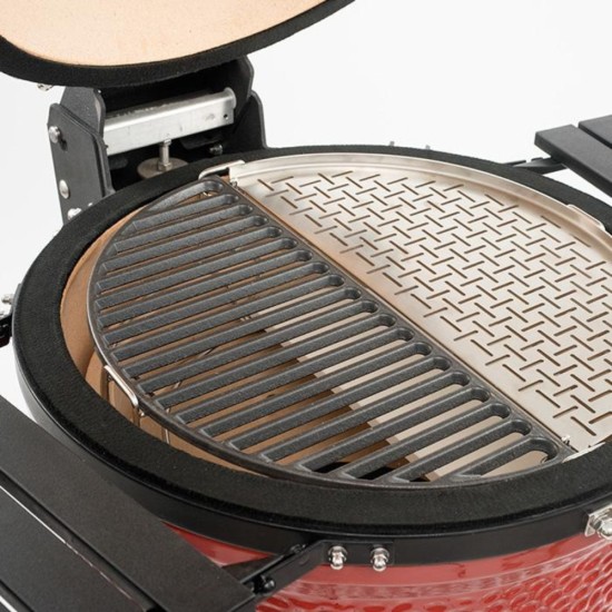 Kamado Joe Half Moon Cast Iron Grate for Classic Joe | KJ-HCICG