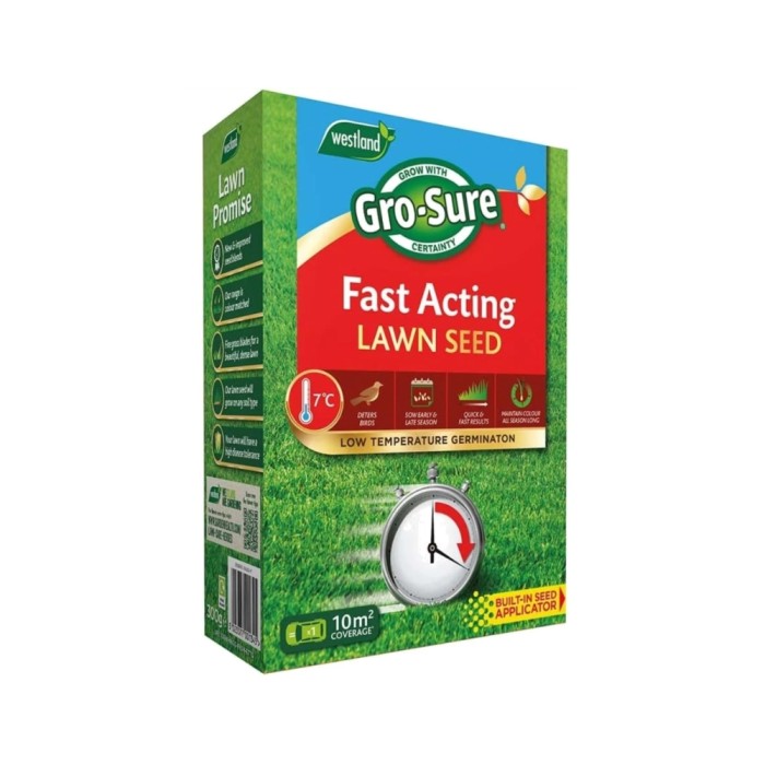 Gro-Sure Fast Acting Lawn Seed | 10m² Box