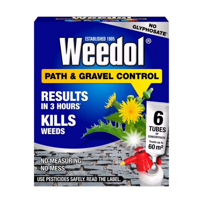 Weedol Path & Gravel Control Concentrate Tubes | 6 Pack