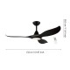 EGLO CIRALI 52 LED Ceiling Fan & Light | 35008