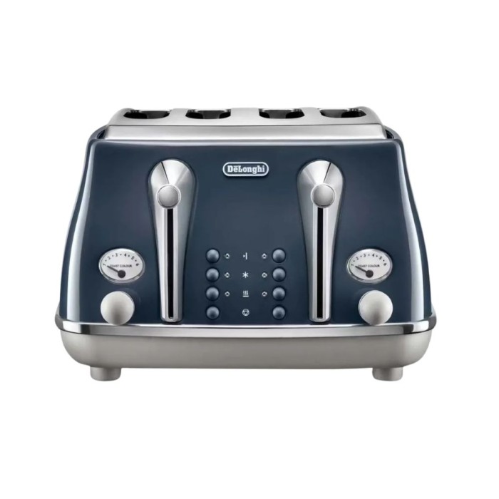 Icona Capitals 4-Slice Toaster Blue