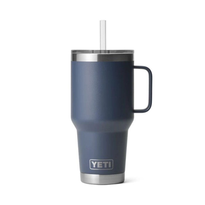 Rambler 35oz Straw Mug | Navy