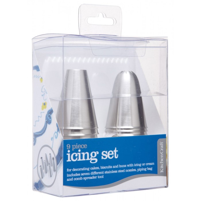 Kitchencraft Sweetly Does It 9 Piece Icing Set