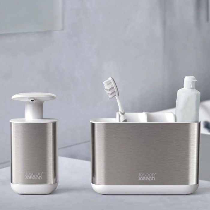 2-piece Stainless-steel Bathroom Sink Set