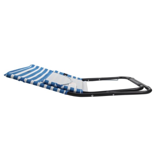 Kruza Beach Lounger | French Blue White