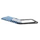 Kruza Beach Lounger | French Blue White