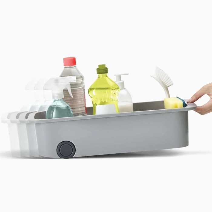CupboardStore™ Easy-access Grey Storage Caddy