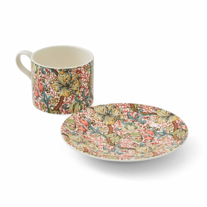 Golden Lily Teacup & Saucer