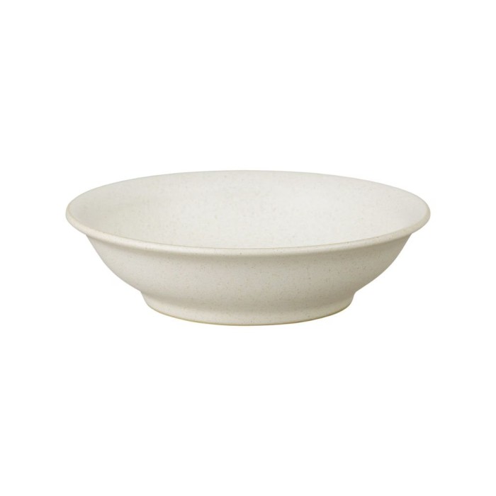 Impression Cream Medium Shallow Bowl